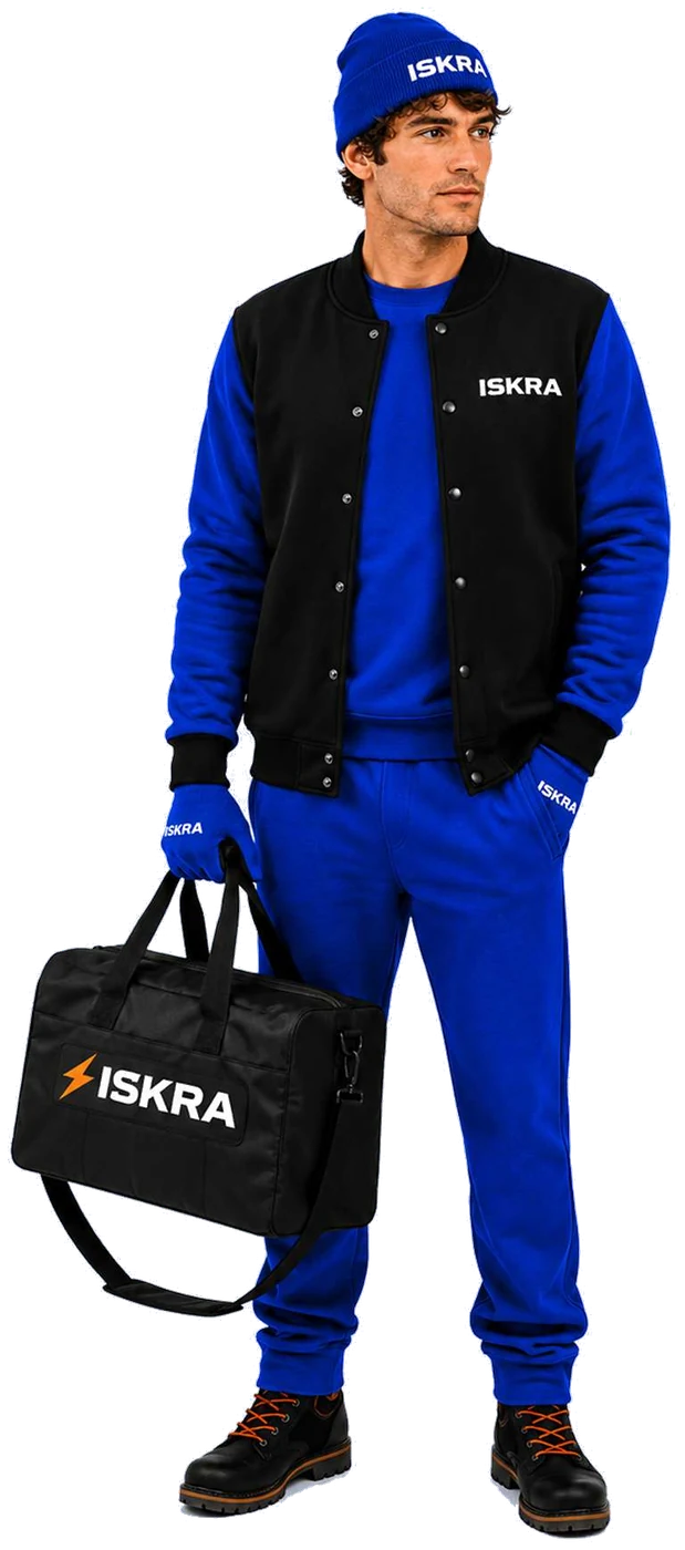 Мерч ISKRA с логотипом клуба